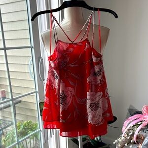 Sienna Sky Red Floral Camisole